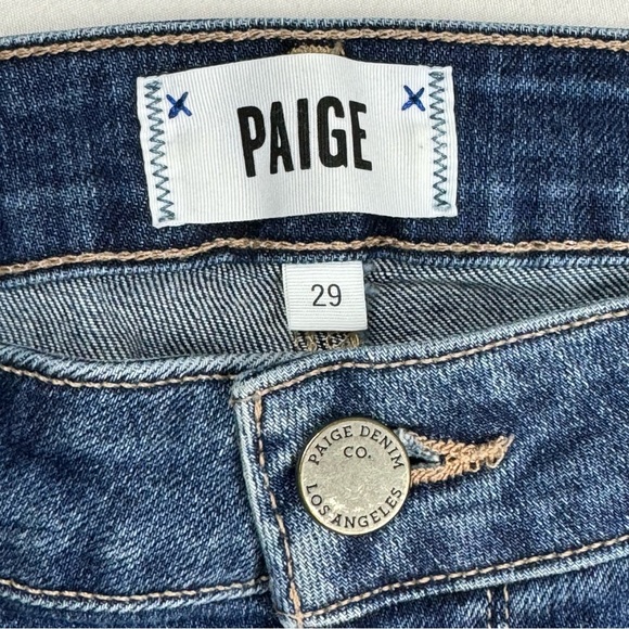 PAIGE Jimmy Jimmy Cuffed Cut-Off Jean Shorts - Picture 8 of 12